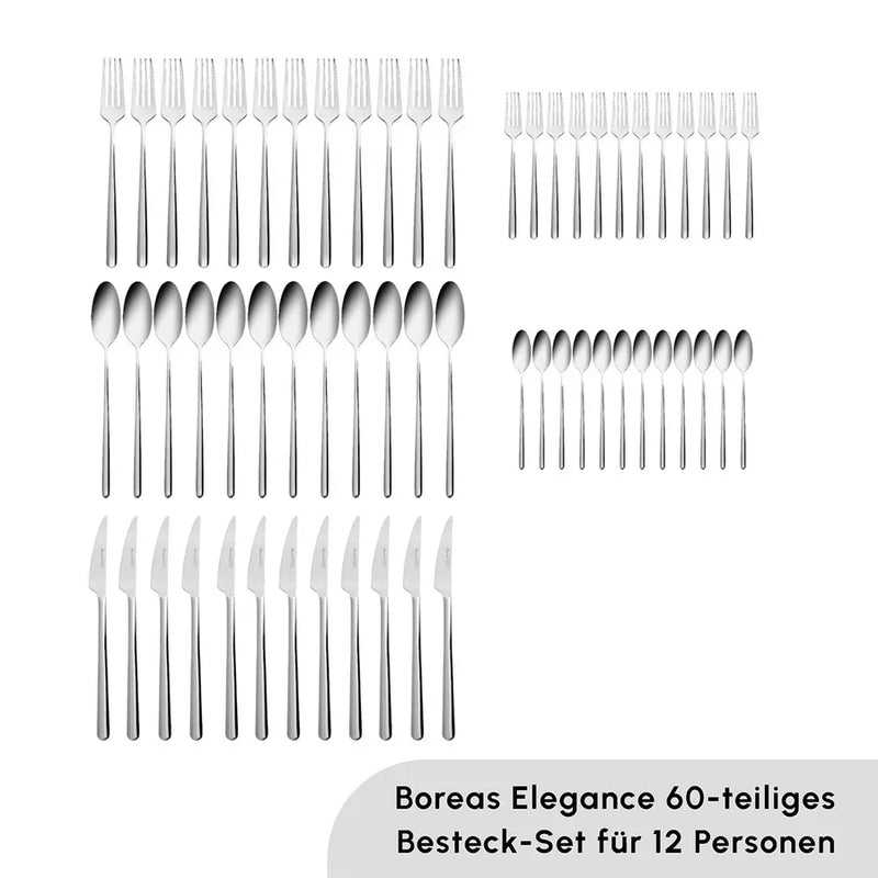 Karaca Boreas 60 teiliges Besteckset für 12 Personen