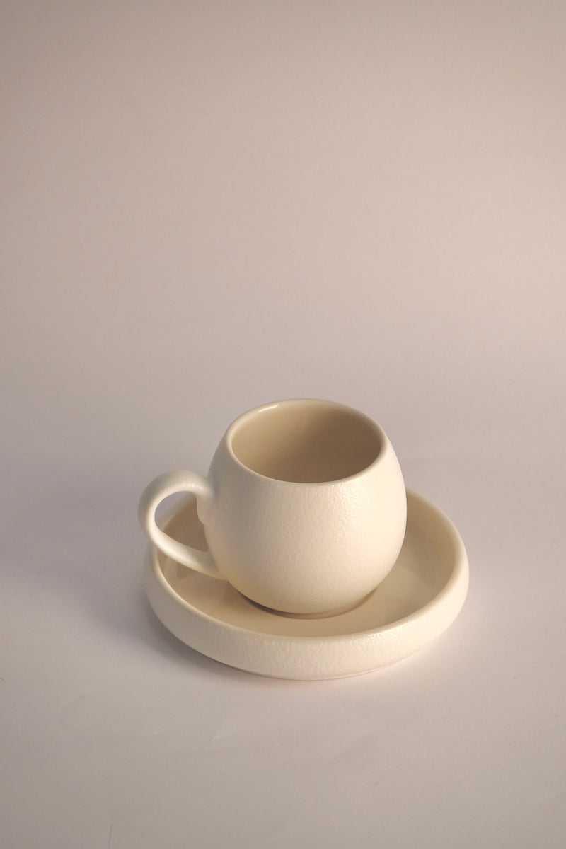 Nordic Beige Mokkatassenset 12-teilig für 6 Personen
