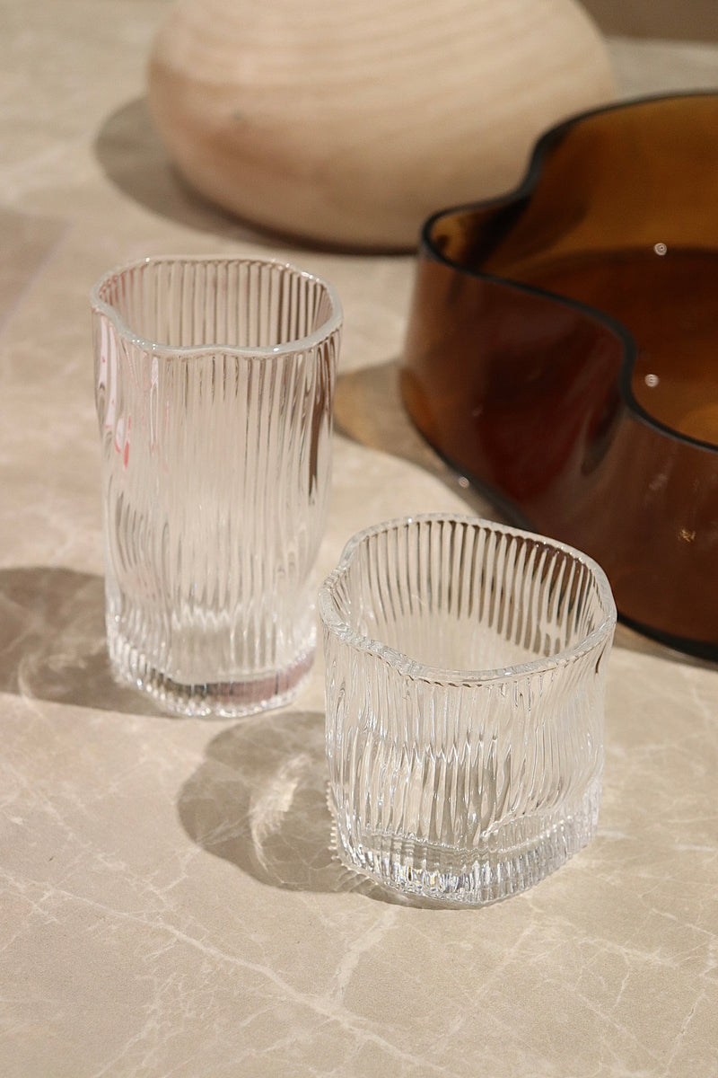 Wave Ripple Trinkglas 6er Set 190ml