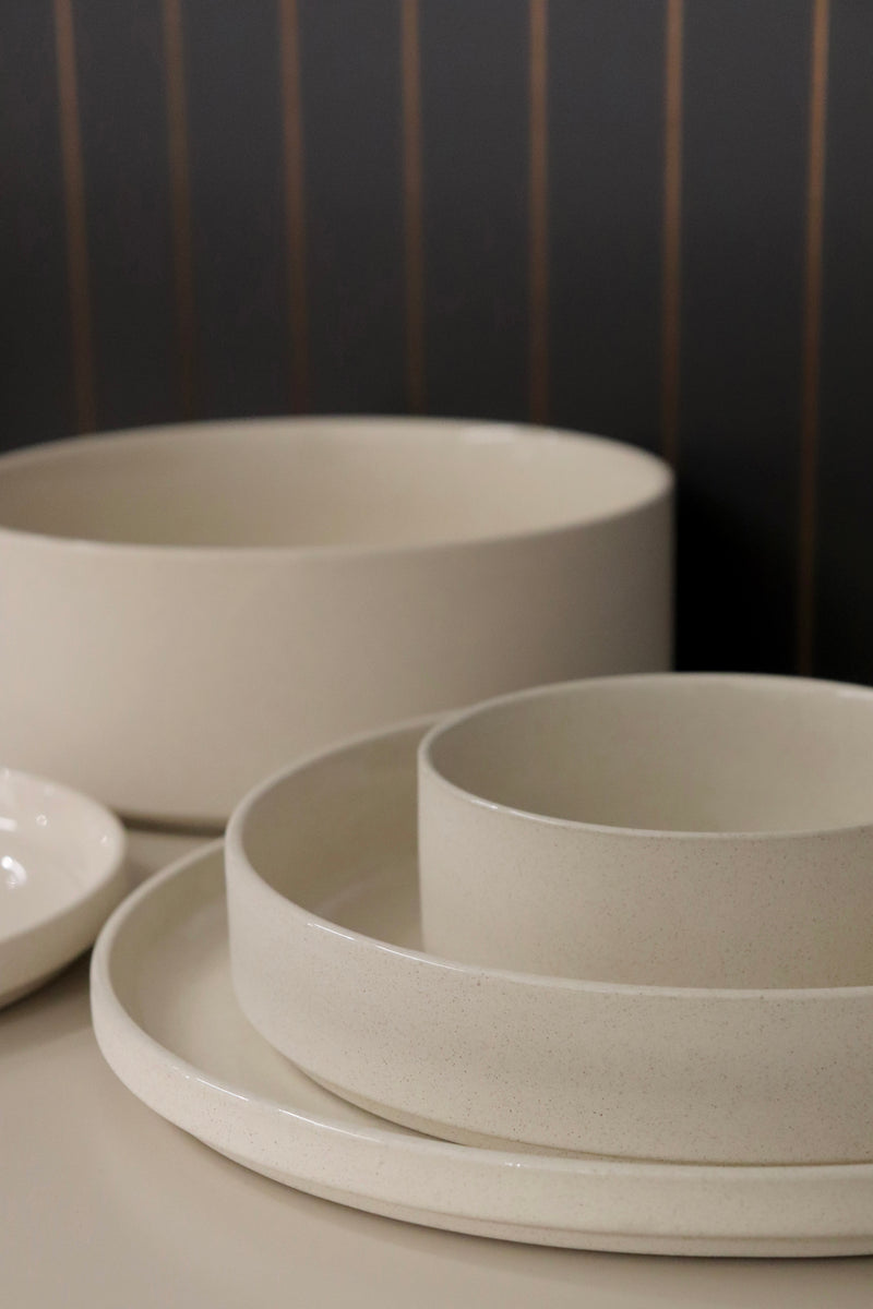 Granit Beige 25 teiliges Tafelservice für 6 Personen