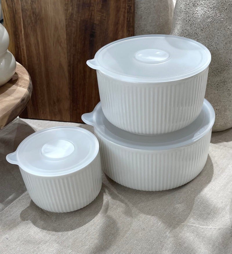 Pure Carmen Porzellan 3er Vorratsbehälter Set