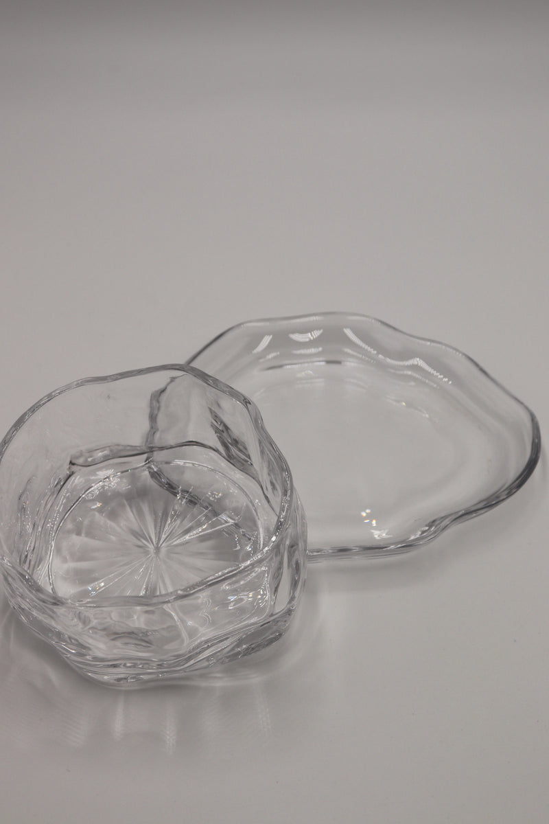 Ronda Wave 6er Glasschalen + Untersetzer Set
