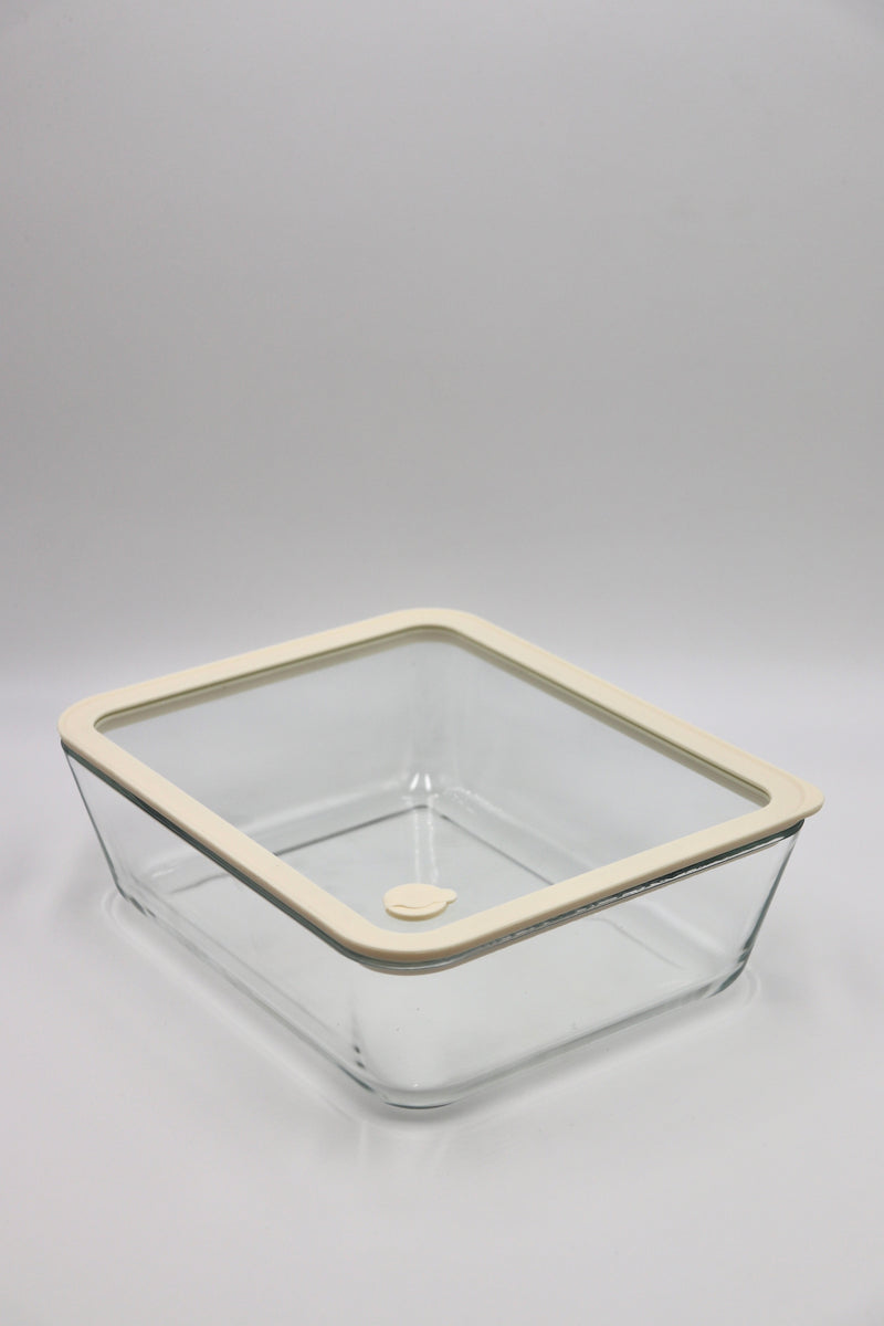 Frischhaltedose aus Glas Rechteckig 2600ml — Alim Home