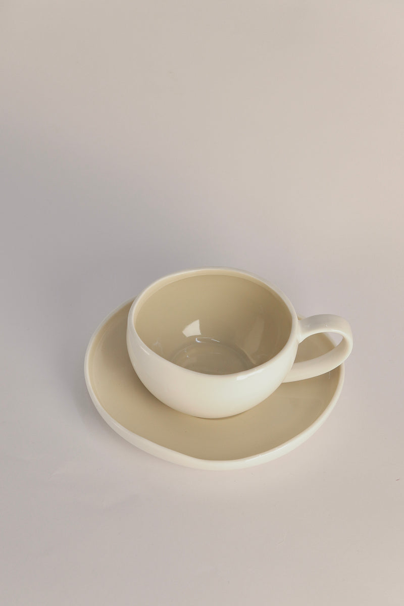Barles Beige Kaffeeset 12 teilig für 6 Personen