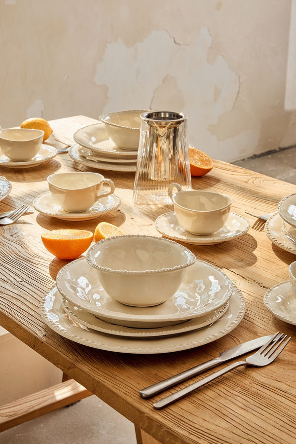 Pearls Beige 27 teiliges Tafelservice für 6 Personen