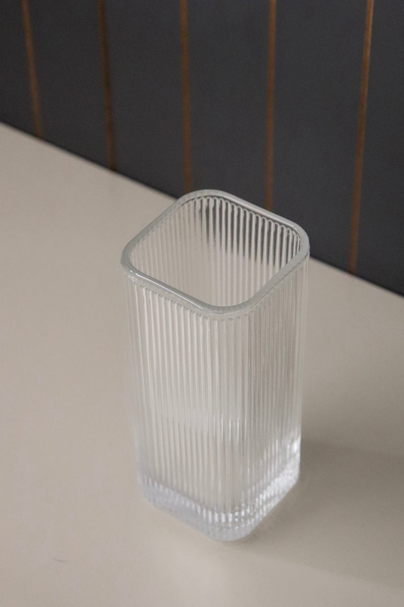 Ripple Square Trinkglas Set 6 teilig 13,5cm