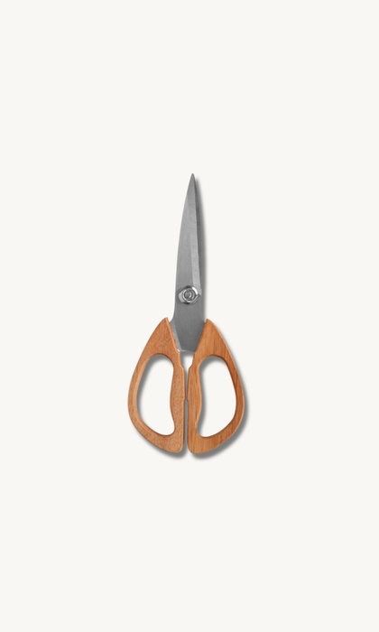 Küchenschere mit Akazie Griff