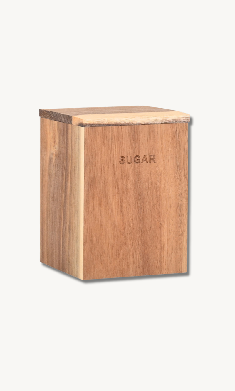 Sugar Vorratdose aus Akazie 14cm