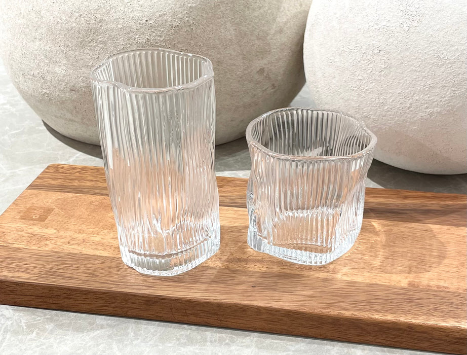 Wave Ripple Trinkglas 6er Set 190ml