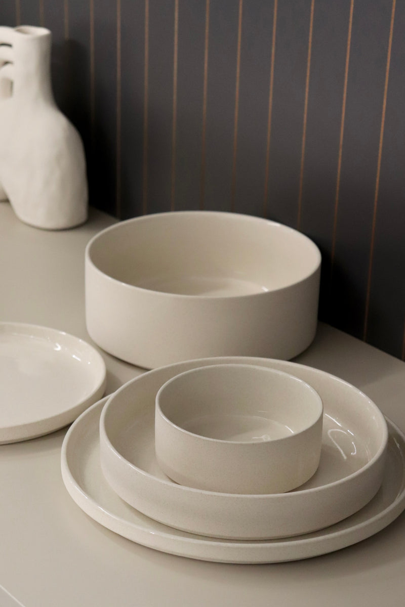 Granit Beige 25 teiliges Tafelservice für 6 Personen