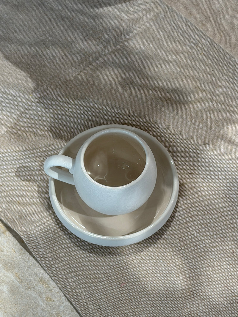 Nordic Beige Mokkatassenset 12-teilig für 6 Personen