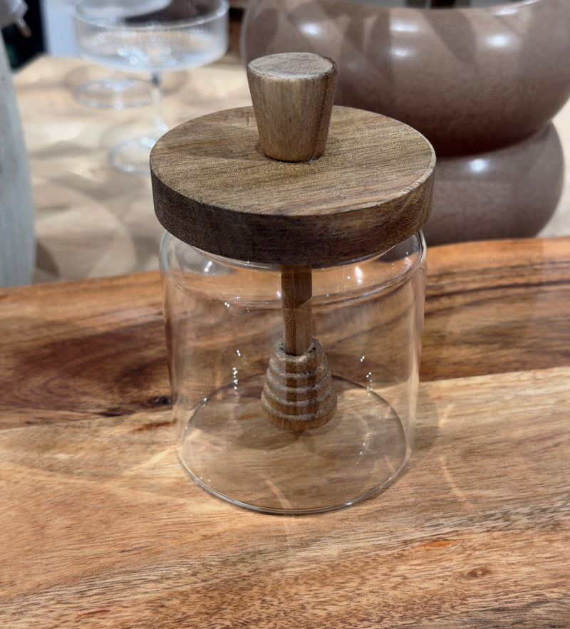 Honigdose mit Akaziedeckel