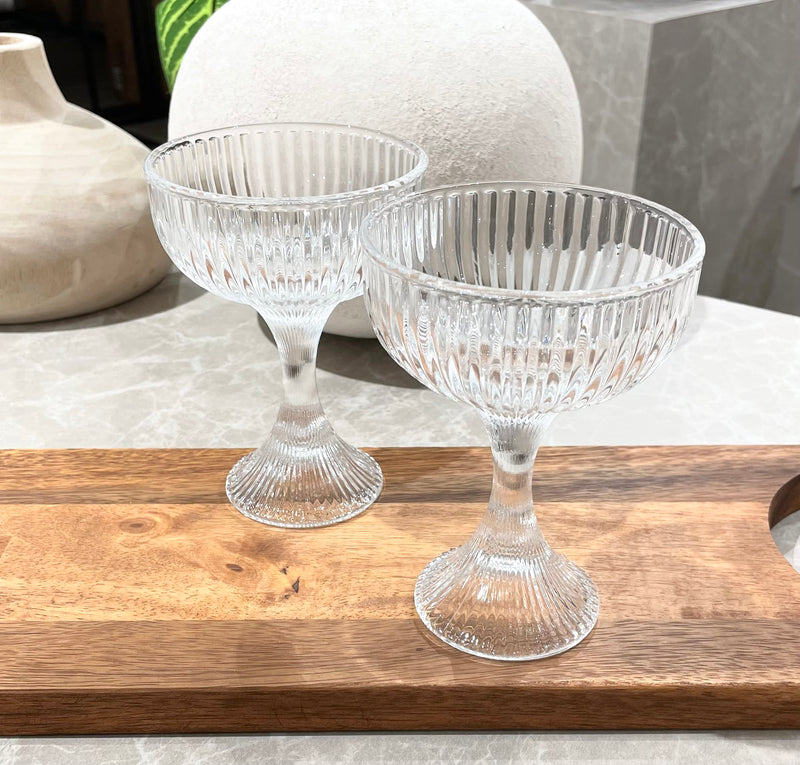 Glas Eisbecher / Dessertglas Set 6 teilig