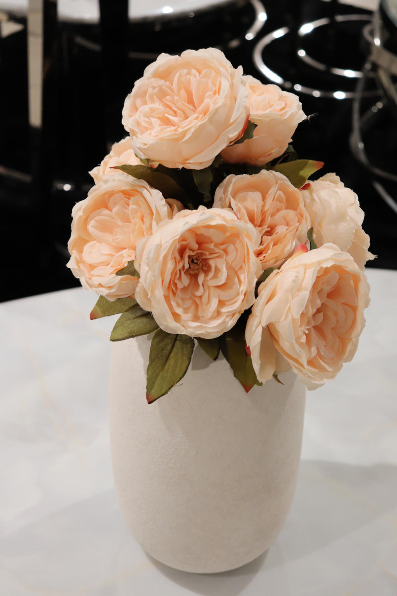 Dekoblumen Rosenbund Lachsfarben — Alim Home
