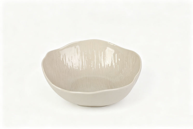 Cermico Beige Servierschüssel / Salatschüssel 23,5cm — Alim Home