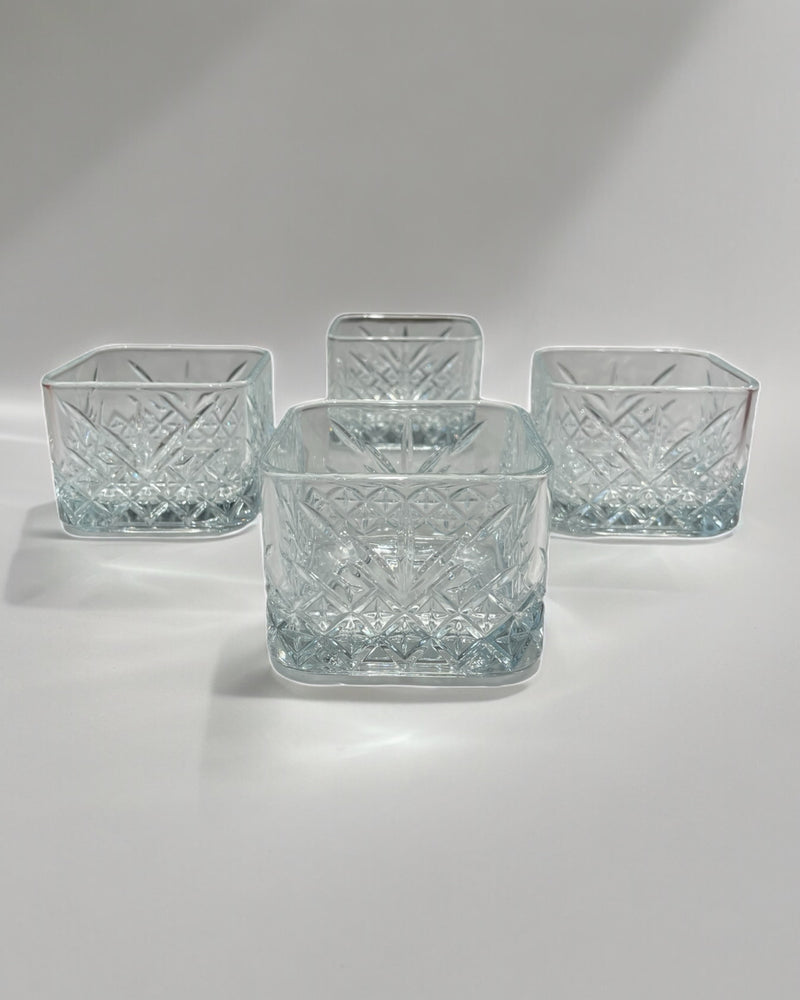 Pasabahce Timeless 4 teilig Snackschale Eckig