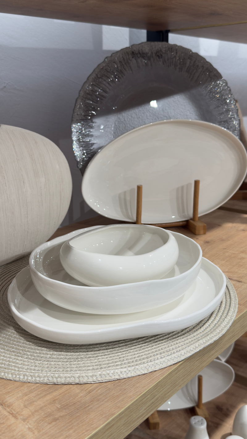 Barles Weiss 25 teiliges Tafelservice für 6 Personen — Alim Home