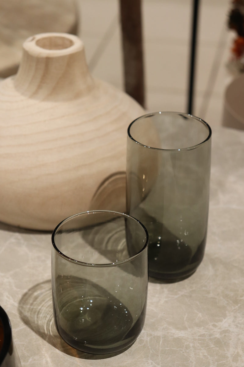Pasabahce Iconic Grau 3 teilig Trinkglas 365ml