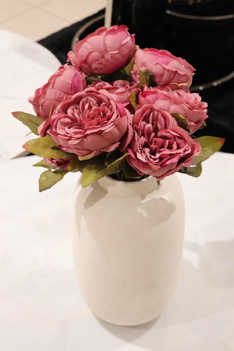 Dekoblumen Rosenbund Lila