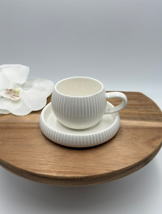 Chubby Lines Mokkatassenset 12-teilig für 6 Personen