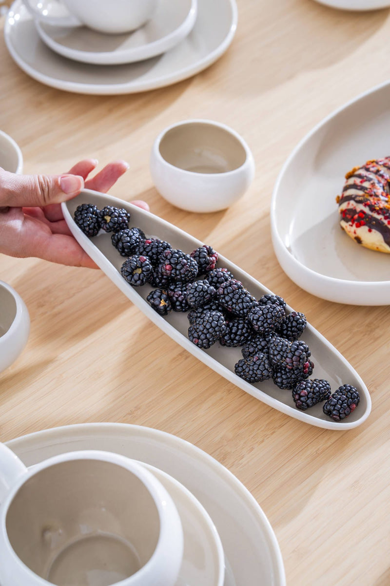 New Capital Beige 33 teiliges Frühstücksset für 6 Personen