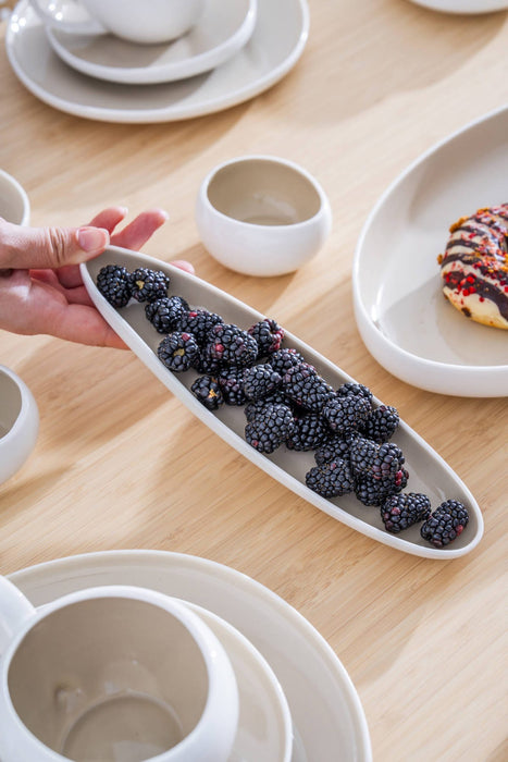 New Capital Beige 33 teiliges Frühstücksset für 6 Personen