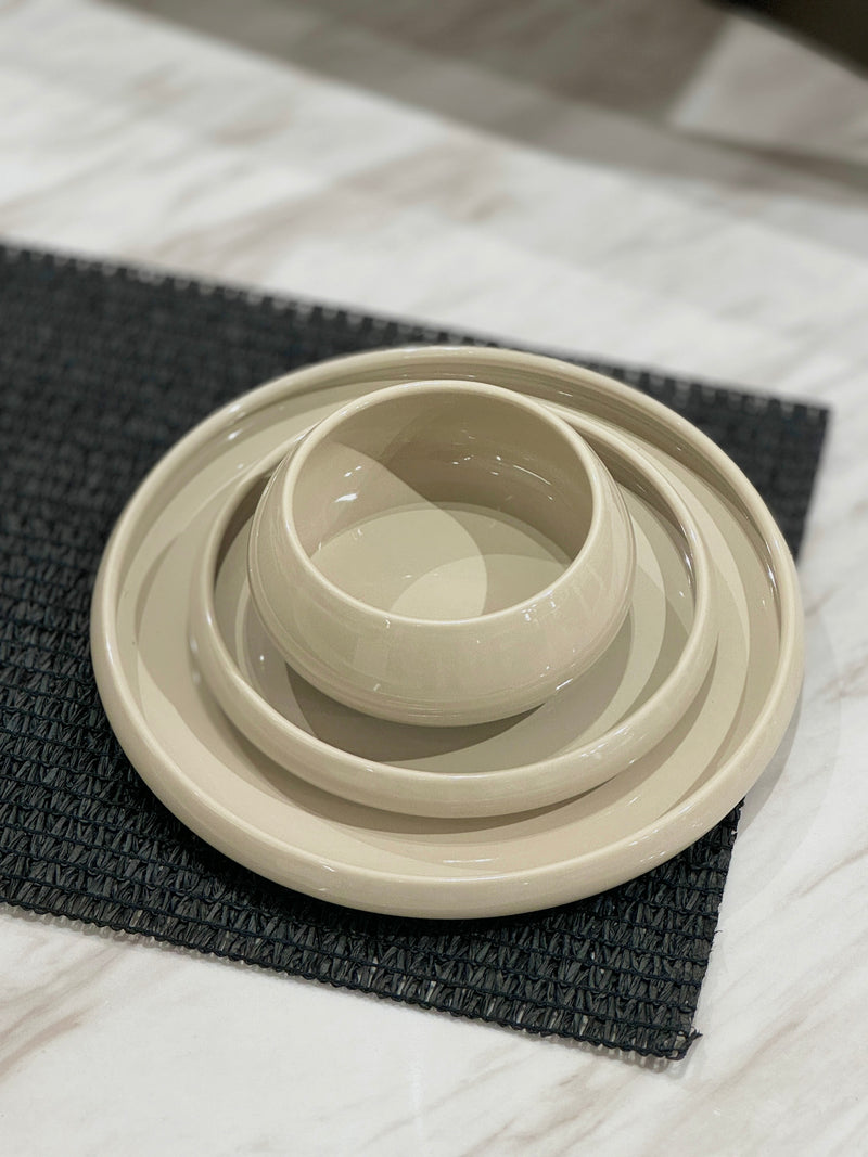 Bondy Beige 25 teiliges Tafelservice für 6 Personen