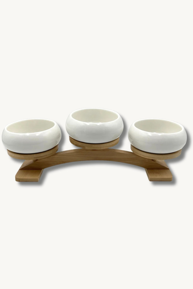 Bianco Perla Snackset 4 teilig Weiss