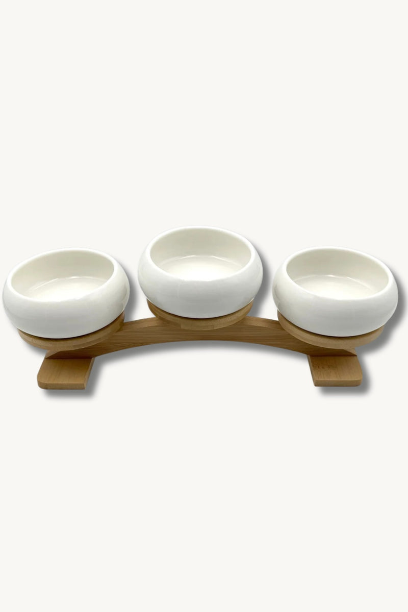 Bianco Perla Snackset 4 teilig Weiss