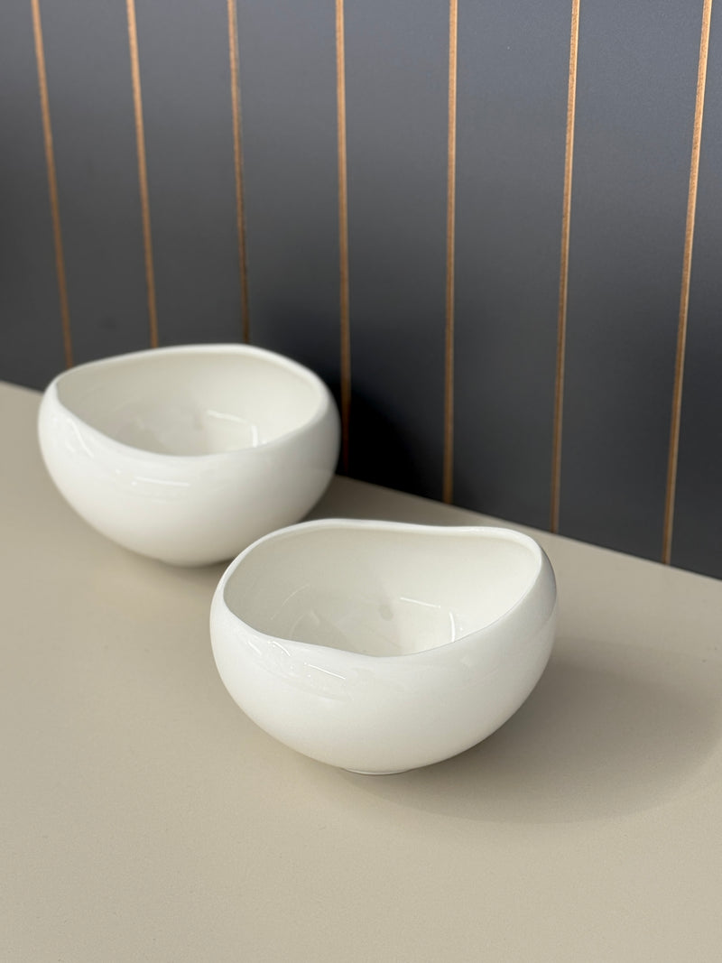 Barles Porzellan Schüssel Weiss 12,2cm