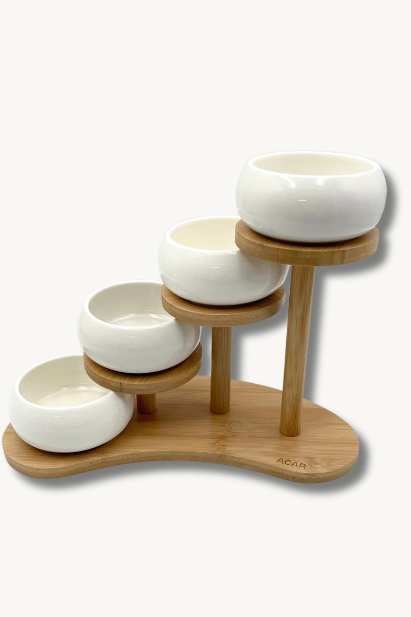 Bianco Perla Snackset 5 teilig Weiss