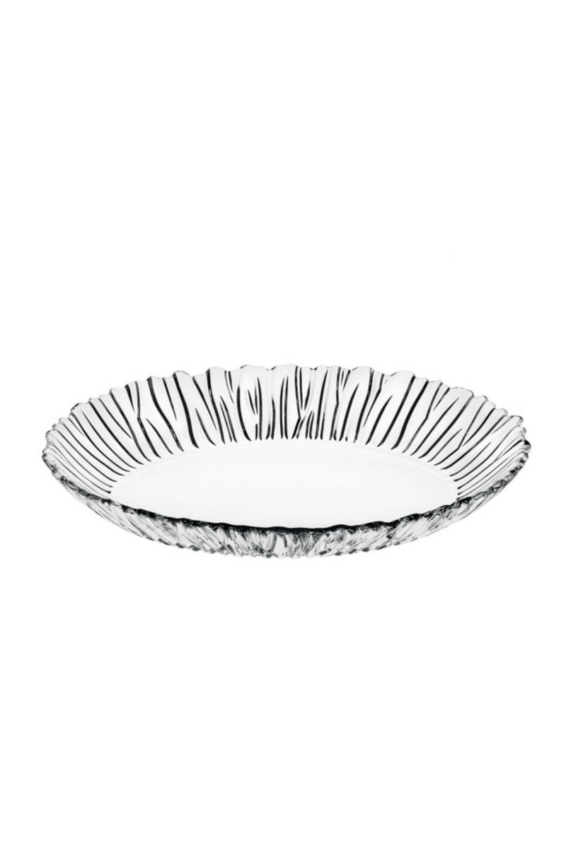 Pasabahce Aurora Servierplatte aus Glas 33x25cm