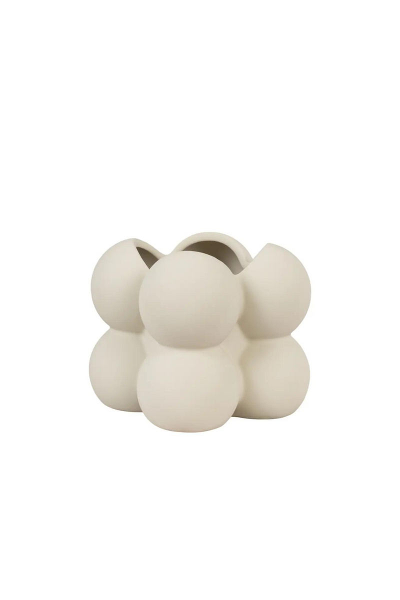 Mini Flowerpot Vase Cream