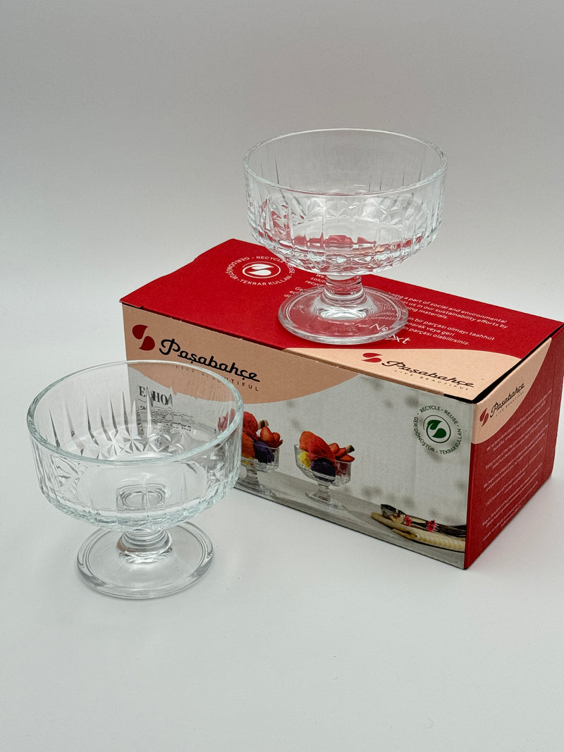 Pasabahce Echo Dessertglas auf Fuß 250ml 2 teilig