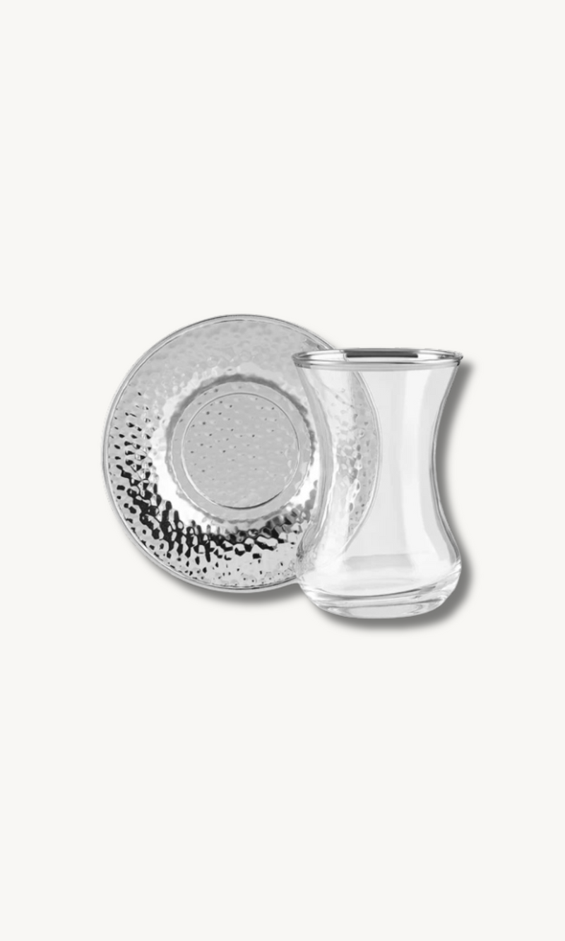 Karaca Ada Platin Teegläserset 18 teilig für 6 Personen