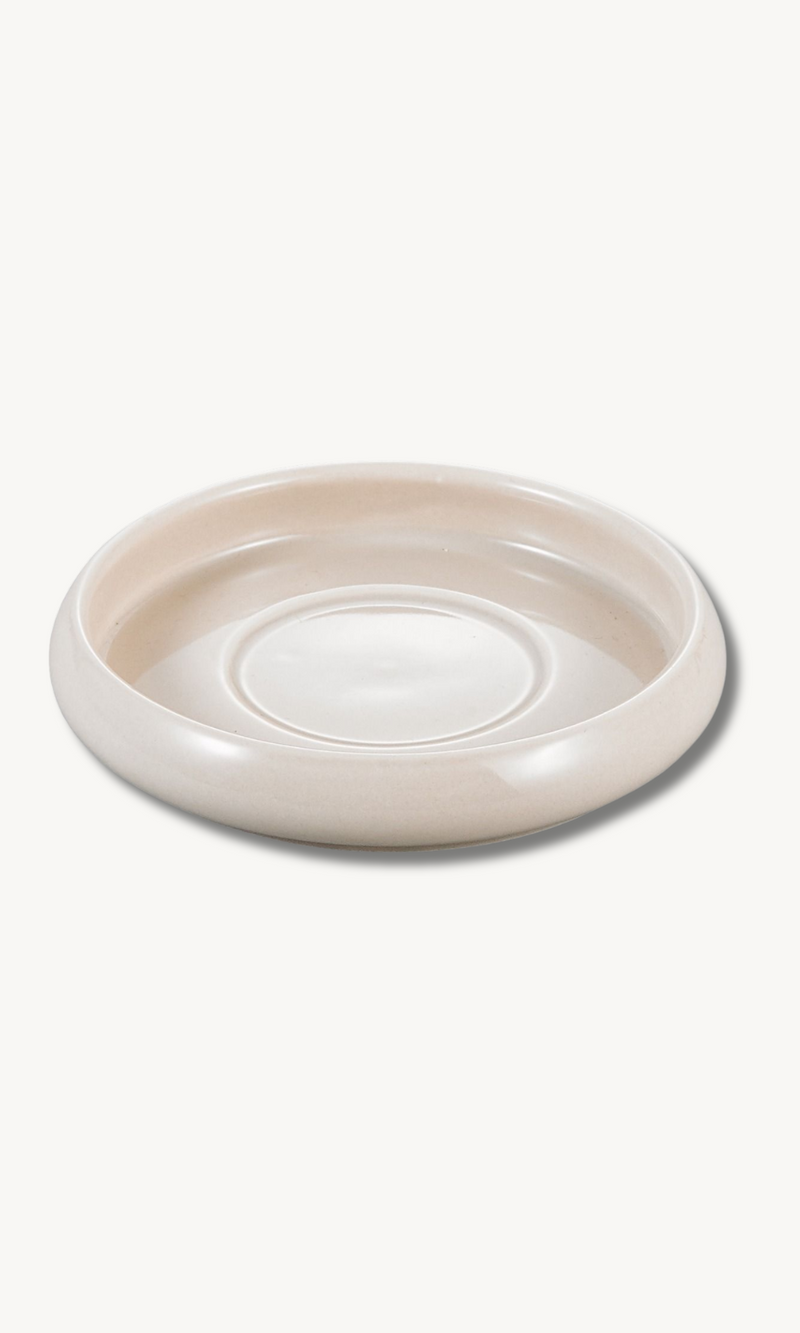 Bondy Beige Porzellan Untersetzer Set 6 teilig