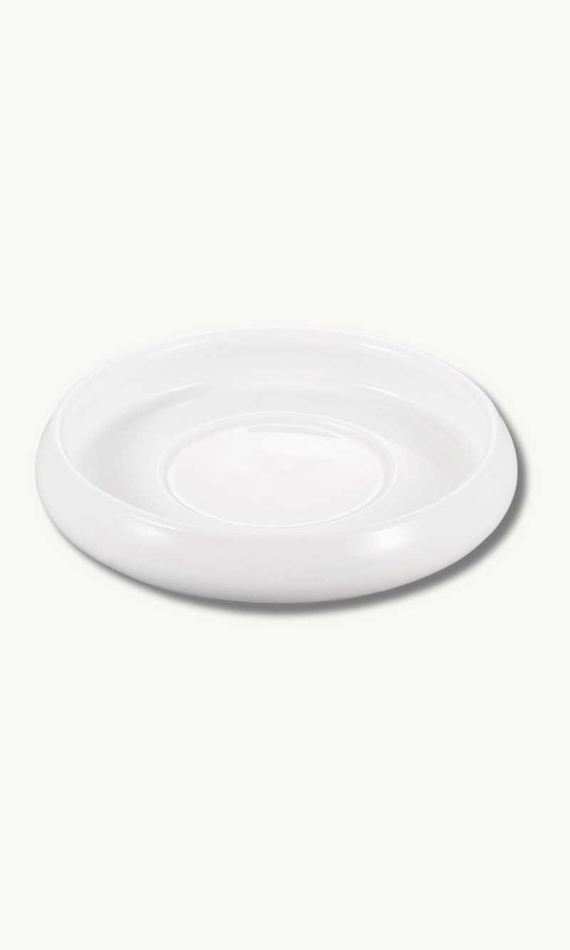 Bondy Weiss Porzellan Untersetzer Set 6 teilig — Alim Home