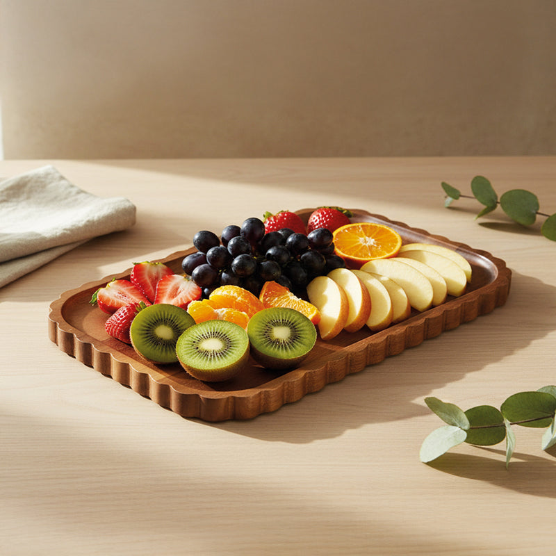 Flori Akazienholz Servierplatte 39x25cm