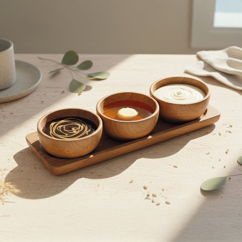 Luma Akazienholz Aperitif Set