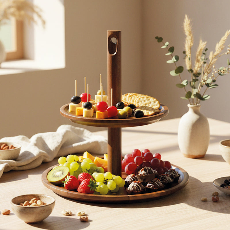 Luma Akazienholz Etagere 30cm