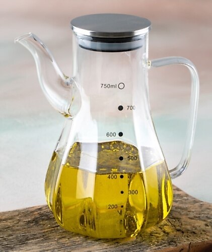 Öl- & Essigflasche aus Glas 750ml