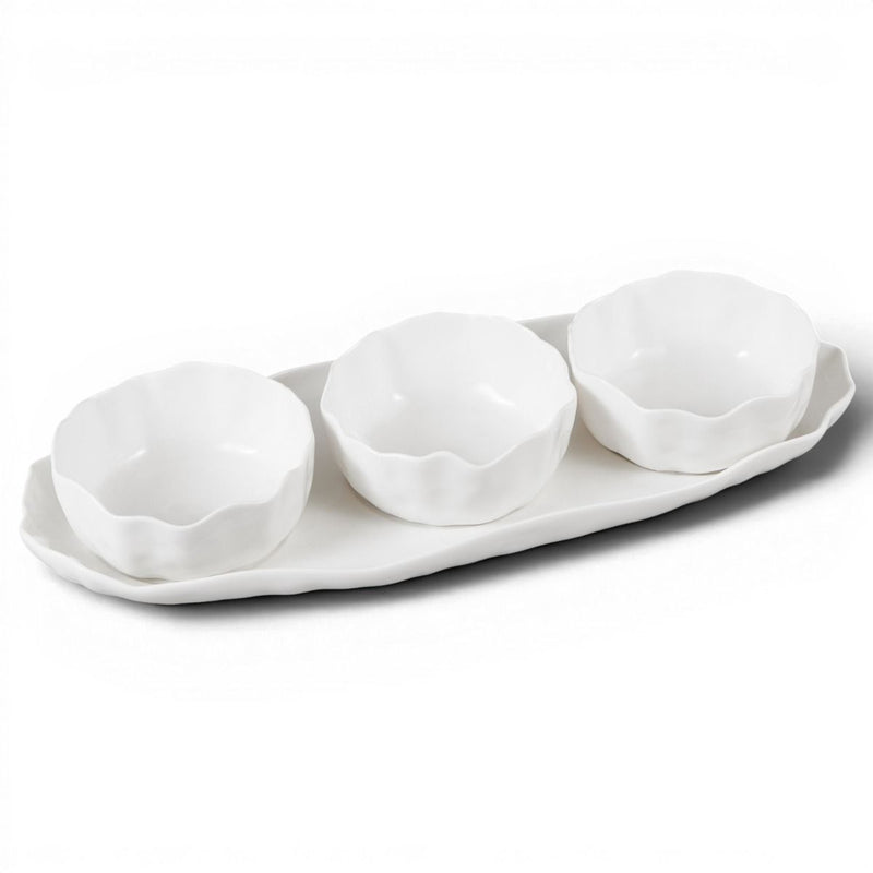 Angles White Snackset  4 teilig