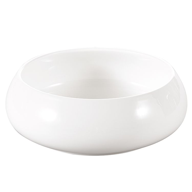 Bianco Perla Porzellan Salatschüssel Weiss 23,8cm