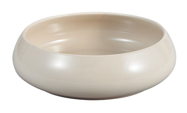 Bondy Beige Porzellan Salatschüssel 23,8cm — Alim Home