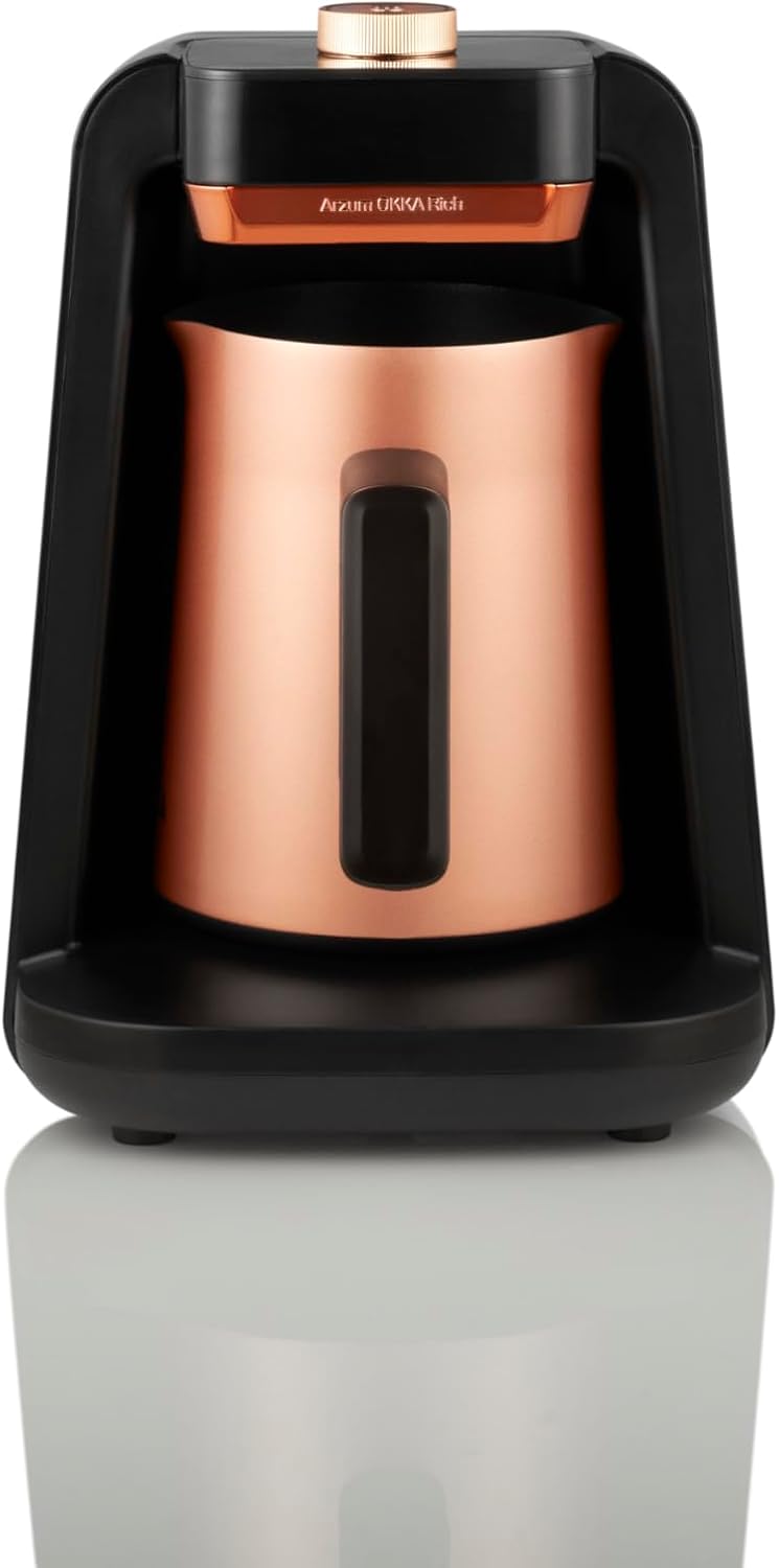 Arzum Okka Rich Spin Pro Elektrischer Mokkakocher Copper