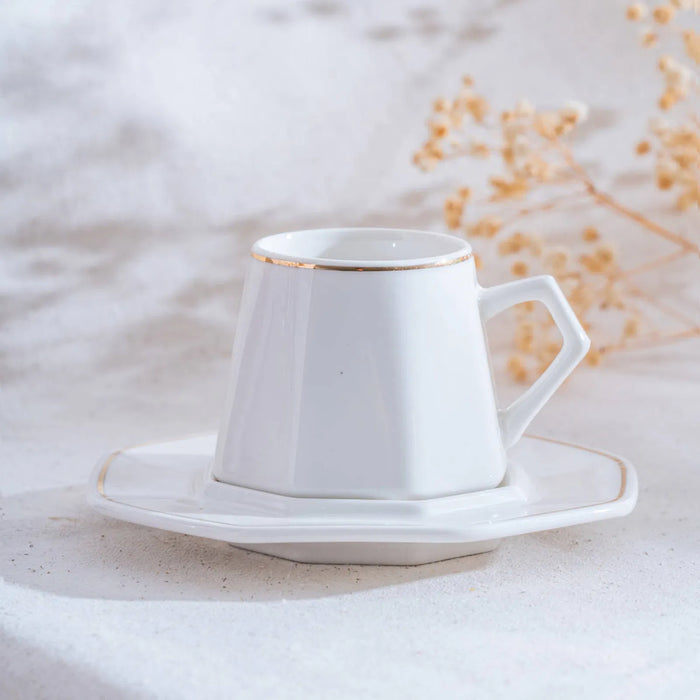 Elera Gold Mokkatassenset 12-teilig für 6 Personen