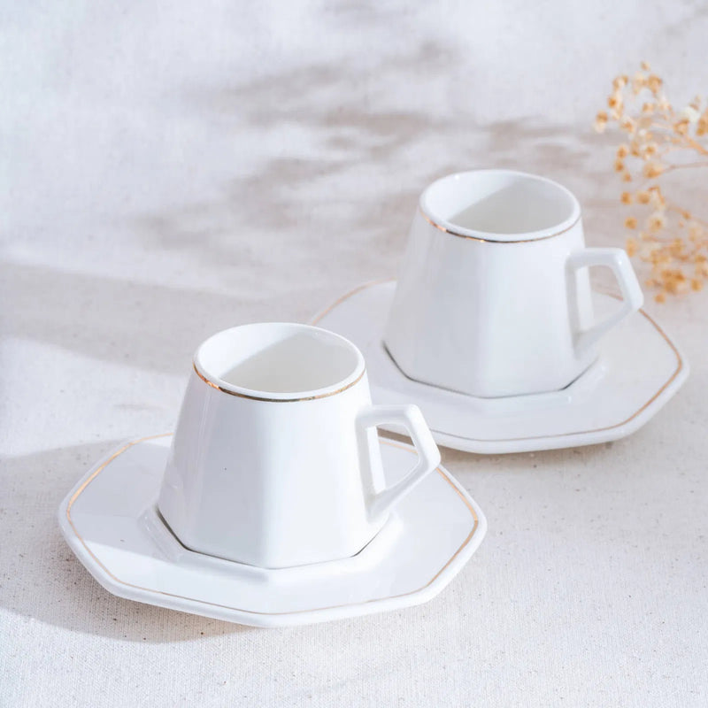 Elera Gold Mokkatassenset 12-teilig für 6 Personen