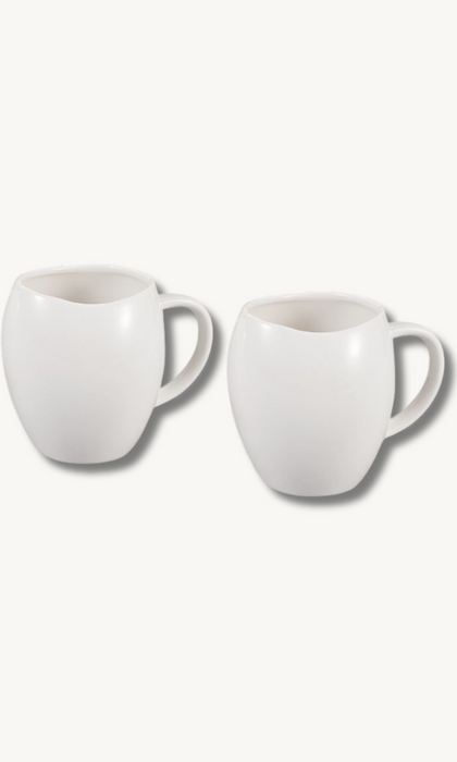 Barles Weiss Porzellan Tasse 2er Set