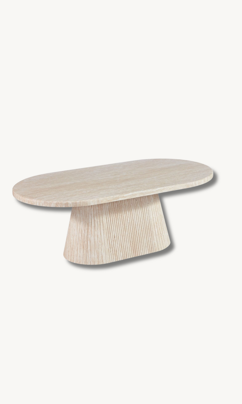 Desio Travertin Couchtisch 130x70cm