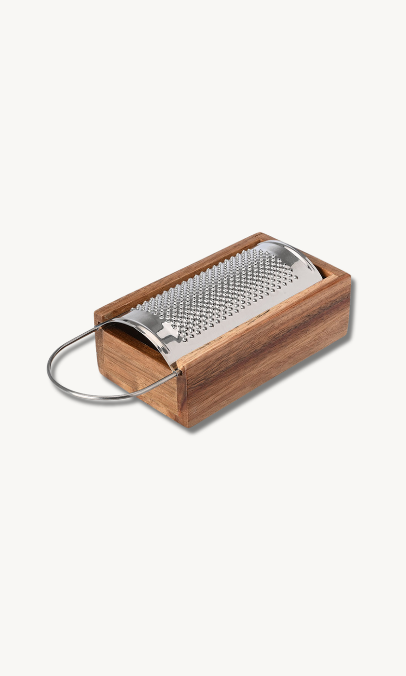 Käsereibe mit Akazie Box